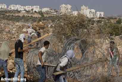 Sept blessés alors que Nilin continue sa lutte contre la construction du Mur d’Apartheid