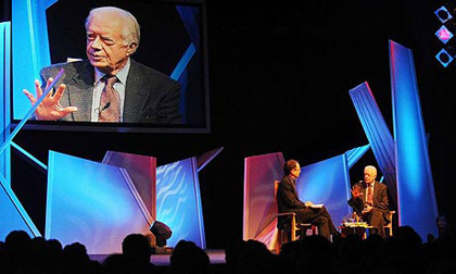 Carter demande à une Europe 'couchée' de rompre avec les Etats Unis sur le blocus de Gaza