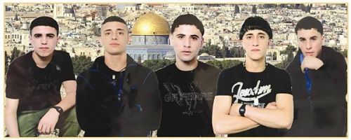 Cinq adolescents palestiniens contraints par chantage d'accepter 15 ans de prison et des 'amendes' exorbitantes pour un crime qui n'a jamais eu lieu