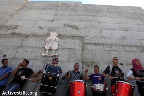 Manifestation et évènement culturel, Al Walaja, Cisjordanie occupée, 28.9.2012
