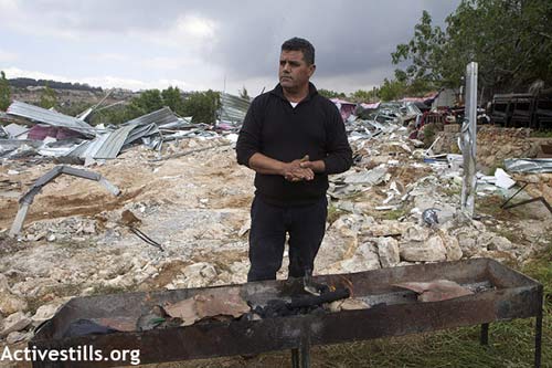 Un restaurant démoli pour la 2eme fois à Beit Jala, 18.04.2013