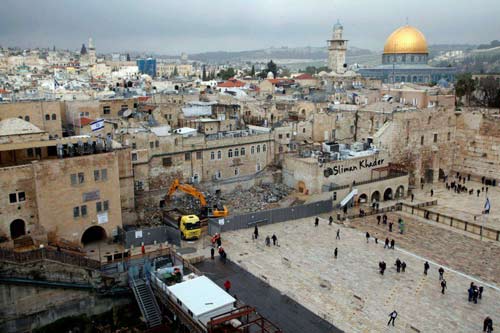 Israël démolit des ouvrages islamiques antiques à Jérusalem