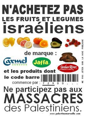 La Cour d’Appel de Paris : il n’est pas illégal de mettre en ligne un appel au boycott d’Israël