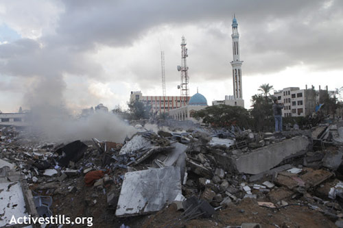 Le jour d'après : démolitions et scènes de désolation dans toute la bande de Gaza, 23.11.2012