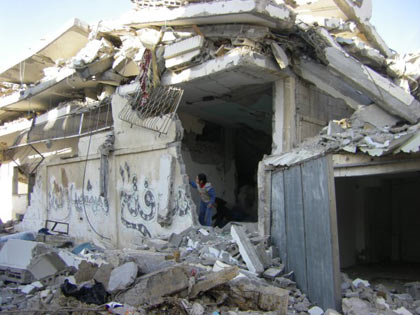 Gaza: le déblaiement des décombres est indispensable