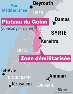 Les Nations-Unies retirent les forces internationales des Hauts du Golan