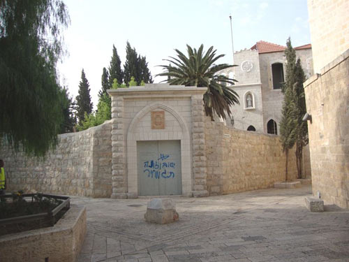 Un monastère chrétien de Jérusalem tagué d'insultes à Jésus