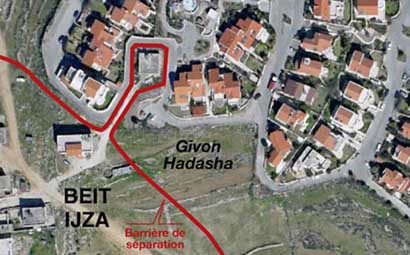 Démolition à Beit Izja