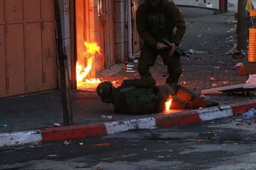 Manifestation en Cisjordanie occupée : un soldat israélien demande un peu de repos ! (Vidéo)