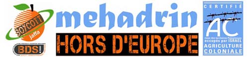 19.11.2011 - BDSFrance lance la bataille contre Mehadrin !