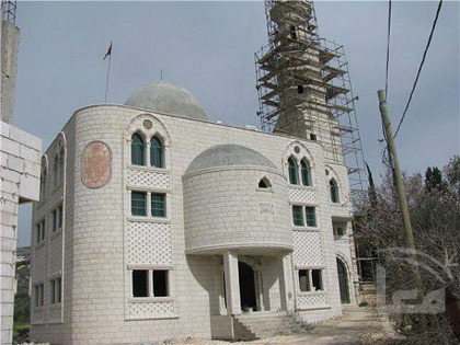 Israël ordonne la démolition d’une mosquée en construction près de Naplouse