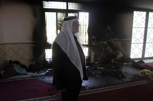 Des colons vandalisent une mosquée à Jaba'