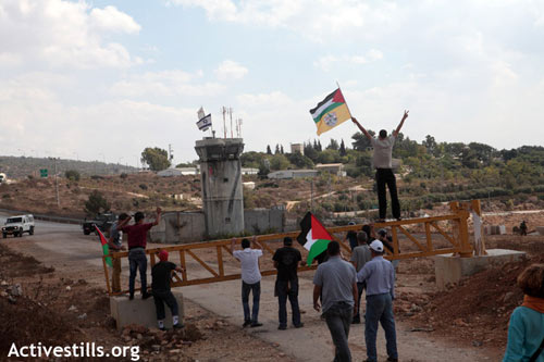 Manifestation à Nabi Saleh, le 5 octobre 2012
