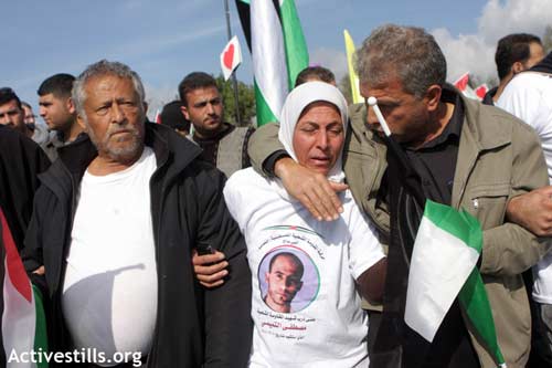 Manifestation en l'honneur de Mustafa Tamimi à Nabi Saleh le 16 décembre 2011