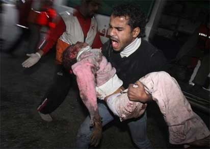 Six membres d'une même famille tués par des obus israéliens à Jabaliya