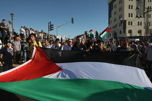 Manifestation à Ramallah le mardi 3 juillet - compte-rendu de la journée