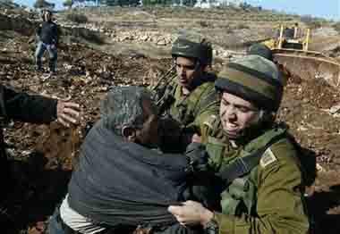 Les forces israéliennes d'occupation attaquent des fermiers au sud de Bethléem et en arrêtent trois