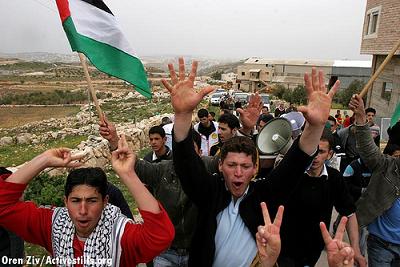 Au sud de Bethléem, les manifestations s'étendent jusqu'à Wadi Rahhal