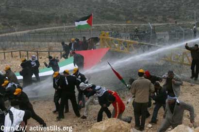La manifestation de Bilin annulée en raison de la violence des Forces d'Occupation Israélienne
