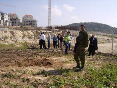 Découverte d'une preuve de l'expansion de la colonisation sur le terrain appartenant au village de Bilin