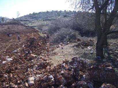 Les villageois de la région de Bethléem résistent aux bulldozers de l'Occupation