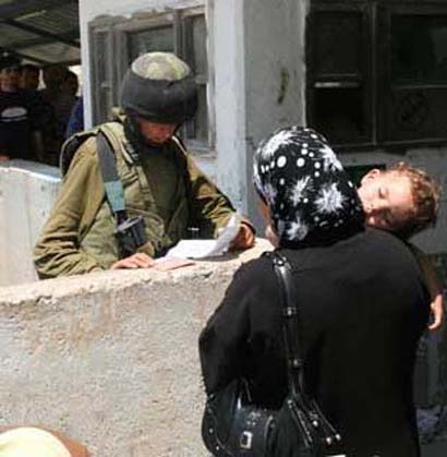 Harcèlement quotidien au checkpoint de Beit Iba