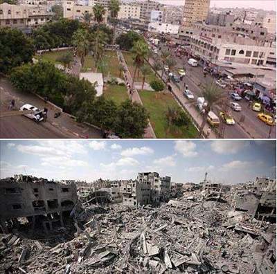 En direct de Gaza - Samedi 26 juillet 2014 - Il est 19 h à Gaza
Plus de 1000 morts à Gaza, et ça continue !
Dix-neuvième jour de l’offensive militaire israélienne sur la Bande de Gaza