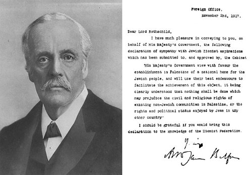 La déclaration de Balfour ou le sionisme au cœur du projet impérialiste occidental