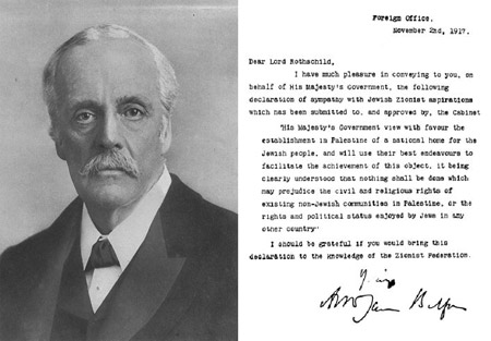 Quelques vérités peu connues sur la Déclaration Balfour