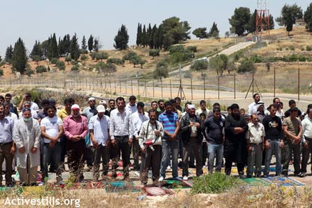 Manifestation contre le Mur à Beit Ijza et à Biddu, 10.06.2011