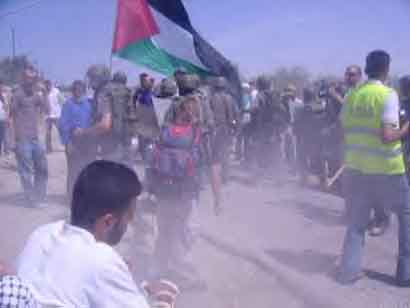 Les manifestants encore attaqués à Bil'in