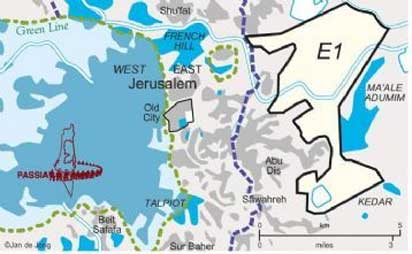 Le projet de colonisation E1 se poursuit, Israël a investi 200 millions de shekels dans la construction de cette colonie