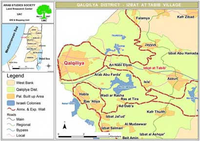 Déviation du mur d’apartheid à Qalqilya pour annexer des terres pour les colonies