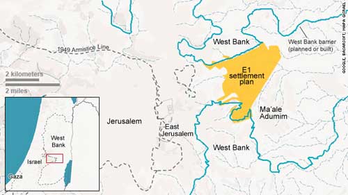 Projets de plus de 5000 logements israéliens à l’Est de Jérusalem