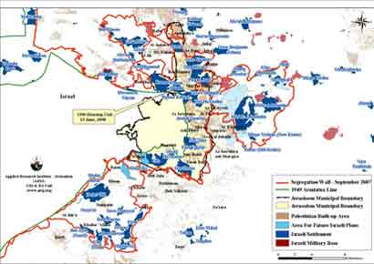 1.300 nouveaux logements israéliens vont être construits à Jérusalem et près de 30.000 en Cisjordanie depuis Annapolis
