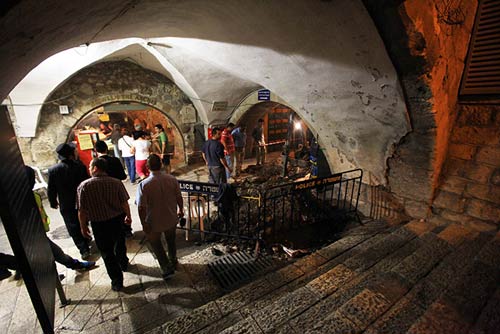 Al-Aqsa : les creusements de l'occupant israélien s'étendent d'el-Buraq à Bab al-Amoud