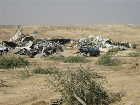 Israël veut faire payer aux Bédouins le rasement de leurs propres maisons