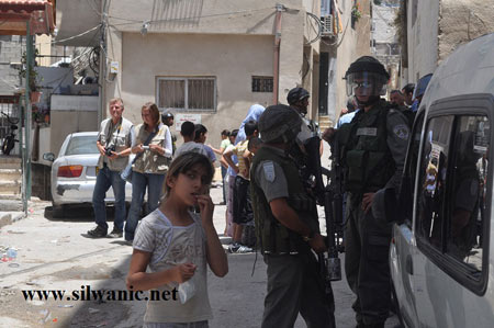 Présence militaire et harcèlement continus dans le quartier Silwan de Jérusalem Est