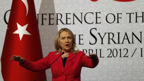 Clinton dissout le « Conseil national syrien »