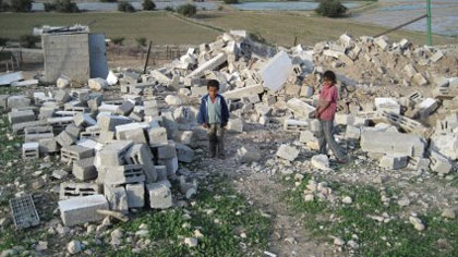 Projet de démolition de maisons par les Forces israéliennes d'occupation à Fasayil