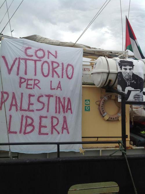 L'Estelle est à La Spezia, en Italie (MàJ le 2.10 : communiqué de l'équipage de l'Estelle suite aux menaces du gouvernement sioniste)