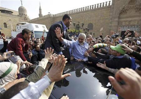 Haniyeh salue le soutien égyptien et le soulèvement syrien