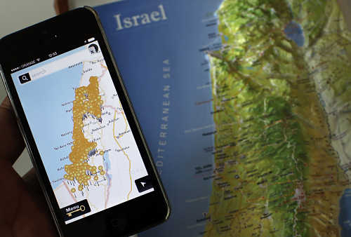 Une nouvelle application iPhone remonte le temps sur Israël
