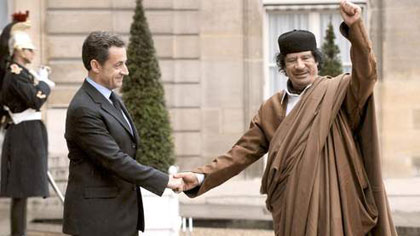 Qaddhafi se prononce contre le Projet d’Union Méditerranéenne (UMP) de Sarkozy