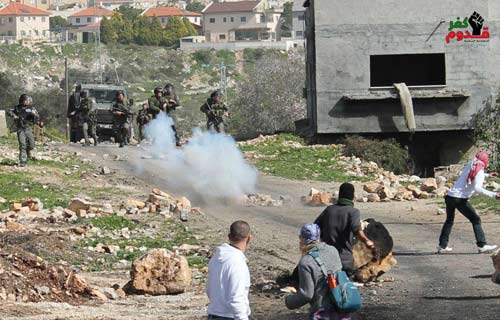 Les forces de l’occupation israélienne attaquent les marches pacifiques organisées en Cisjordanie occupée