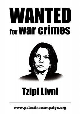 Tzipi Livni interrogée par la Justice belge pour crimes de guerre si elle vient à Bruxelles