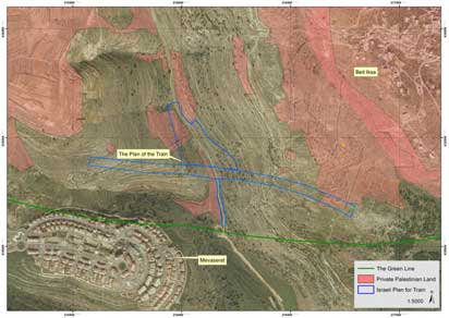 La Paix Maintenant dépose une plainte contre le projet de construction d'une ligne de chemin de fer israélienne dans les territoires palestiniens